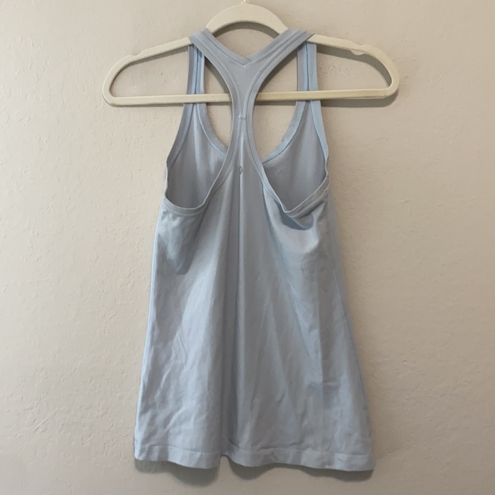 Lululemon Light Blue Racerback Tank Top - Picture 4 of 8